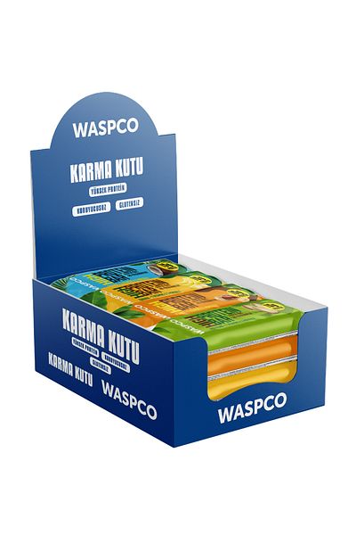 Waspco High Protein Bar 50g Mixed Box 10 Pieces (5 Types)