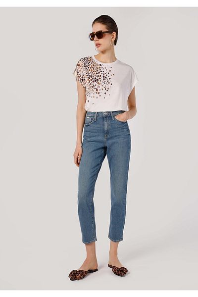 Colin's 891 Maya Slim Fit, talie înaltă, picior mic, pantaloni de jeans albaștri pentru femei