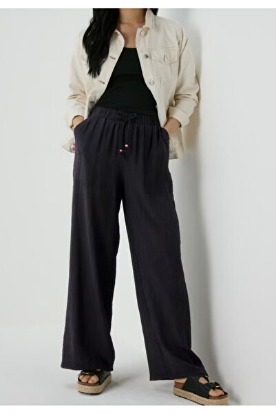 Merlot Детальні віскозні штани