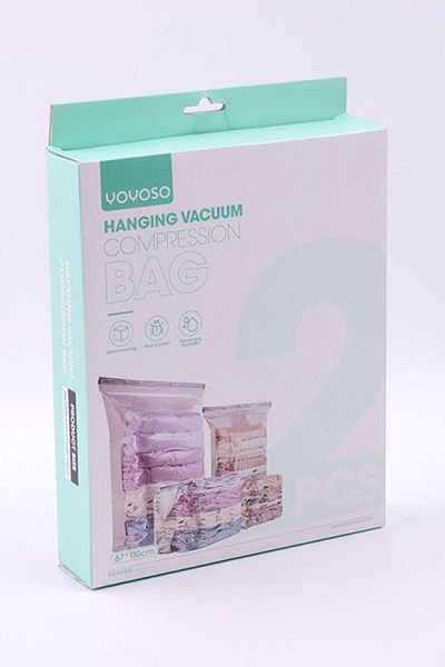 YOYOSO Hanging Vacuum Compression Bag 2 Pieces 67 X 110 cm