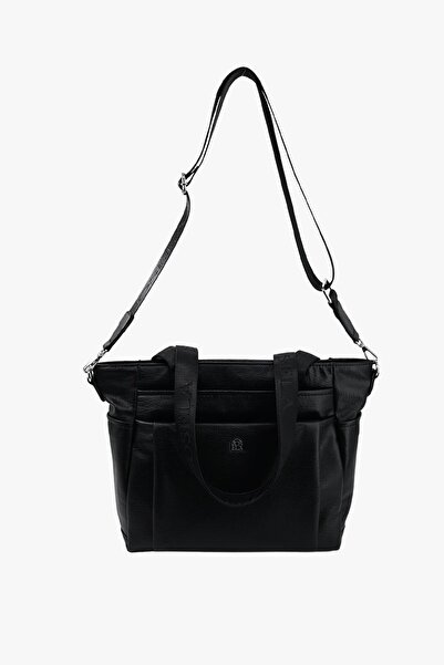 SOSELA 67-8083 Kadın Roberto Siyah Omuz Ve Kol Çanta