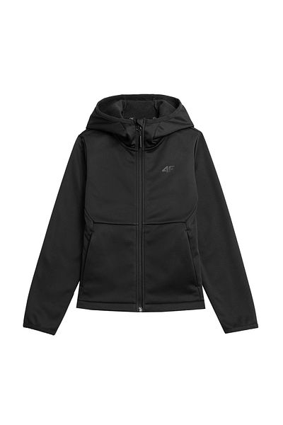 4F SOFTSHELL M149 for boy jacket black