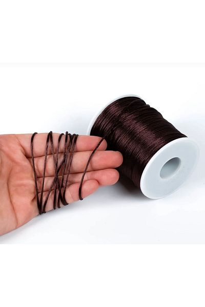 OZN AKSESUAR Floss Rope, Rat Tail, Bracelet Rope Necklace Rope, Wedding Dress Rope Engagement Rope, Kaftan Rope (2mm 10Mt)