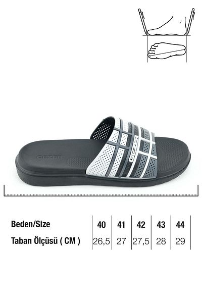 GEZER Men's Summer Eva Suitable for Wet Floor Daily Home Garden Pool Bathroom Slippers
