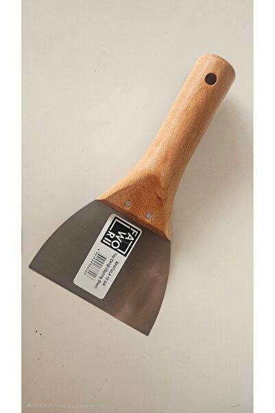Fawori Wooden Handle Spatula 12 cm (Spring Steel)