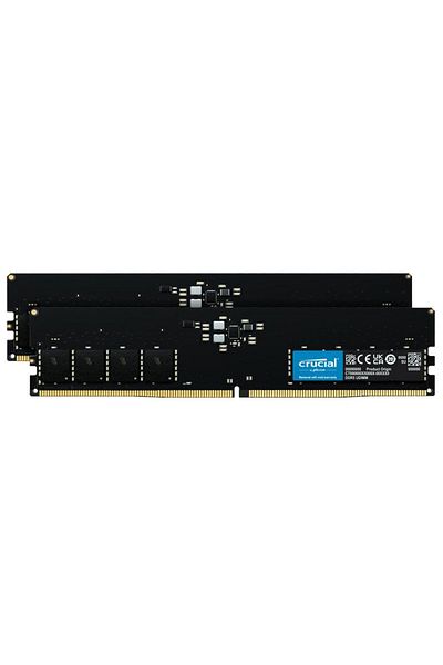 Crucial 128Gb Kit (2X64Gb) Ddr5-5600 Udimm Cl46 Desktop Pc Ram Memory Ct2K64G56C46U5