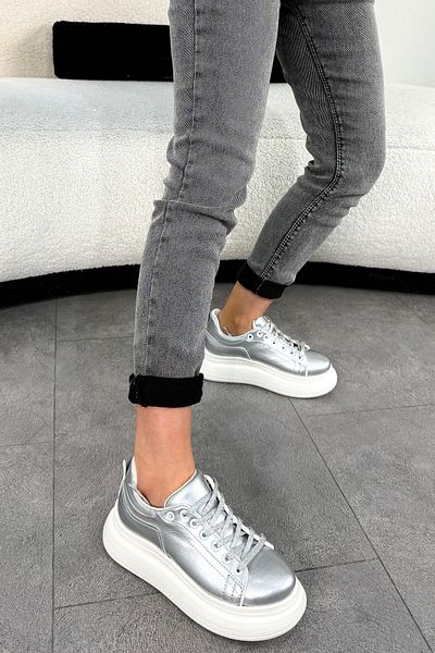 Mamito Ayakkabı Quin 289 High-Sole Lace-Up Sneakers