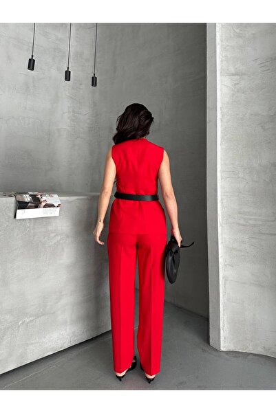 NILOO New Season Belted Vest Trousers Set