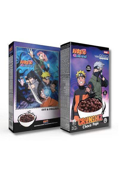 KANDİZ Naruto Crunchiz Choco Pops 375g