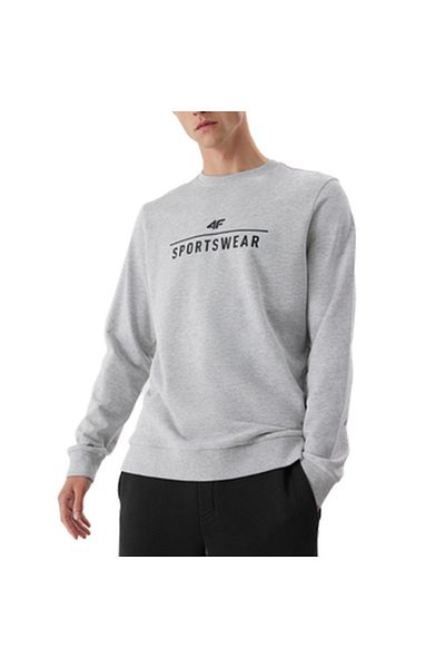 4F Hanorac bărbătesc M692 SWEATSHIRT gri