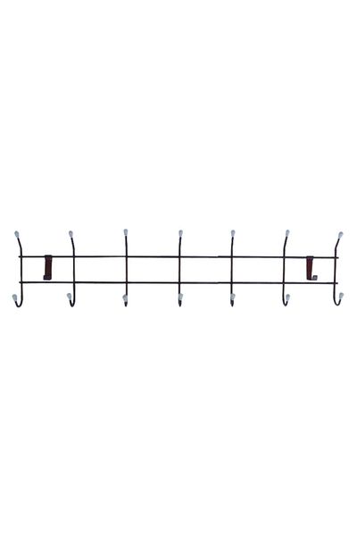 flores Bathroom coat rack, with 8 hooks, 855 mm