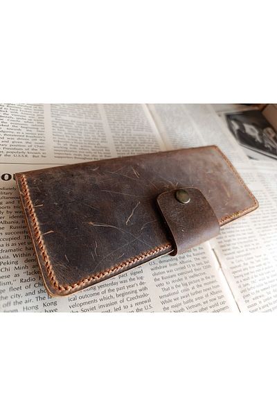 Mahfuz Wallet - Brown - Plain