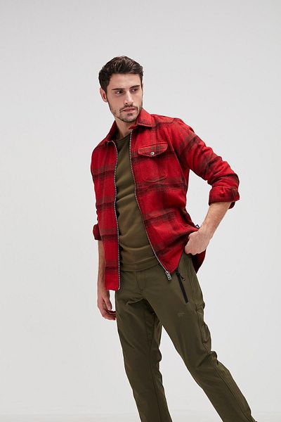 Bad Bear 20.02.30.002-c26 Woodant Shirt Men's Lumberjack Shirt