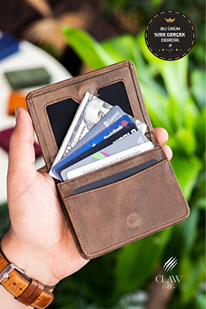 clawleather Πορτοφόλι Crazy Leather Unisex για κάρτες