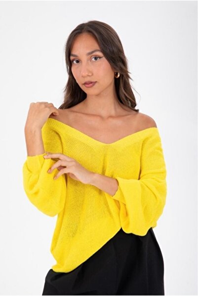 Hennabutik Ön Arka V Yakalı Triko Kazsk