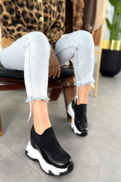 Mamito Ayakkabı LETNÍ sportovní obuv s kamínky a vysokou podrážkou