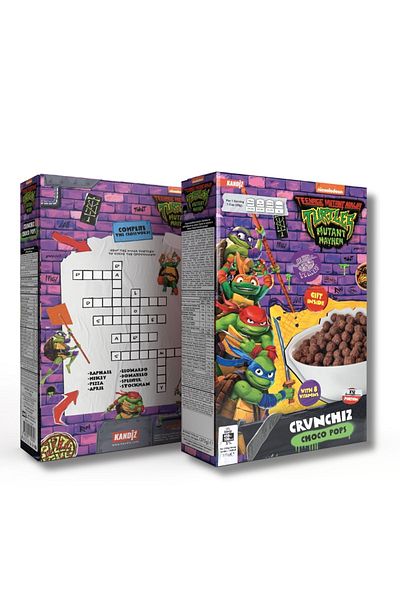 KANDİZ TMNT Movie Crunchiz Choco Pops 375g