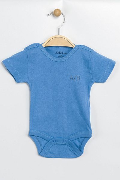 Aziz Bebe Baby Boy Girl 100% Cotton Bodysuit & Bodysuit with Snap Fasteners