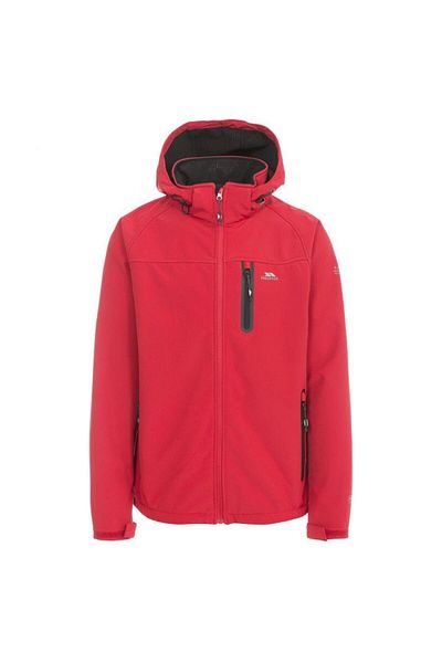 Trespass Majkssm20007-Red Accelerator Ii - Male Softshell Jkt Tp75 Men's Softshell Jacket
