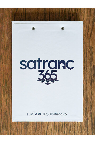 satranc365 Notasyon Altlığı Born to Win