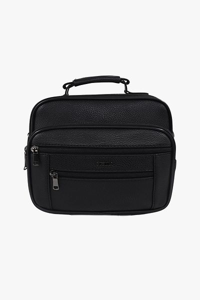 SOSELA 45-3026 Medium Size Men's Black Handbag