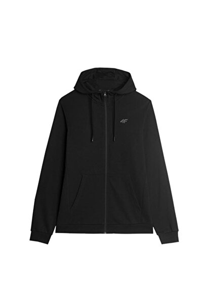 4F Hanorac M695 SWEATSHIRT bărbătesc negru