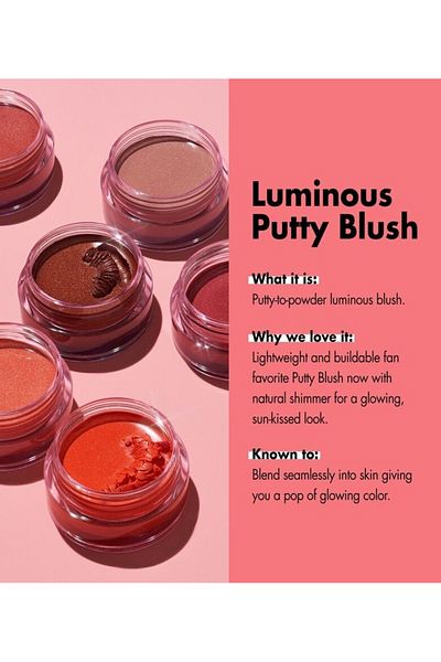 ELF e.l.f. Putty Blush Turks and Caicos 10g, Lightweight, Natural Flush Blush for All Skin Types
