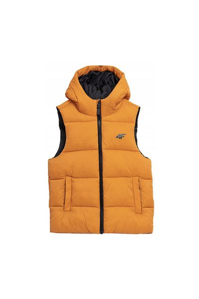 4F M047 VEST for boy black vest