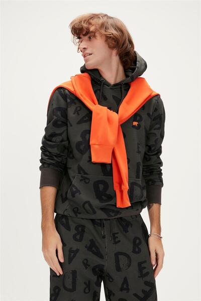 Bad Bear 23.02.12.003-C02 Bling Erkek Sweatshirt Antrasit