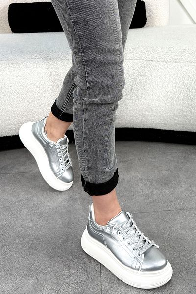 Mamito Ayakkabı Quin 289 High-Sole Lace-Up Sneakers