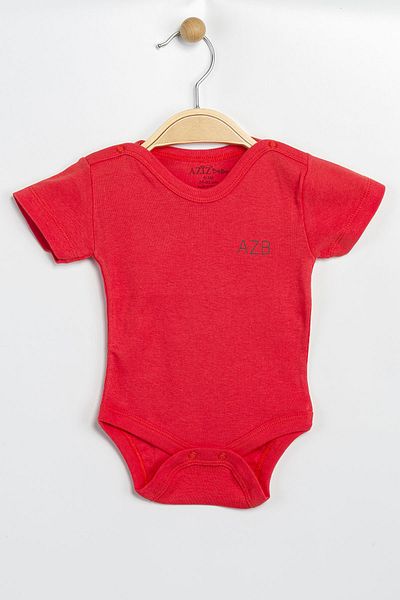 Aziz Bebe Baby Boy Girl 100% Cotton Bodysuit & Bodysuit with Snap Fasteners