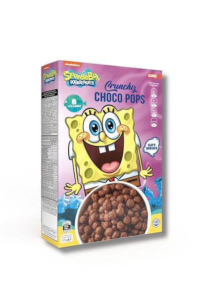 KANDİZ SpongeBob Crunchiz Choco Pops 375g