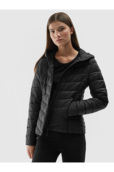 4F Geacă cu puf F225, geacă de damă neagră