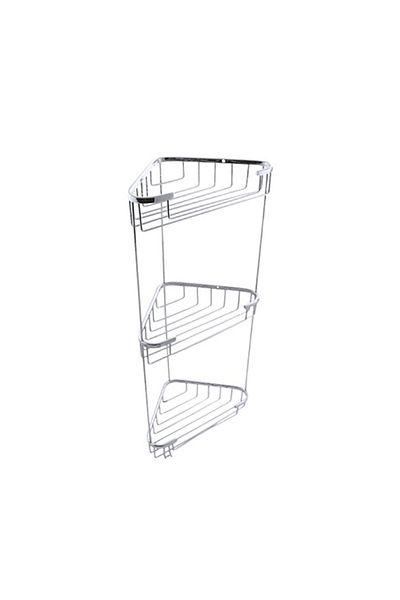 flores Bathroom shelf, stainless steel, 3 shelves, 180 x 180 mm, S203