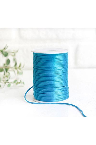 OZN AKSESUAR Floss Rope, Rat Tail, Bracelet Rope Necklace Rope, Wedding Dress Rope Engagement Rope, Kaftan Rope (2mm 10Mt)