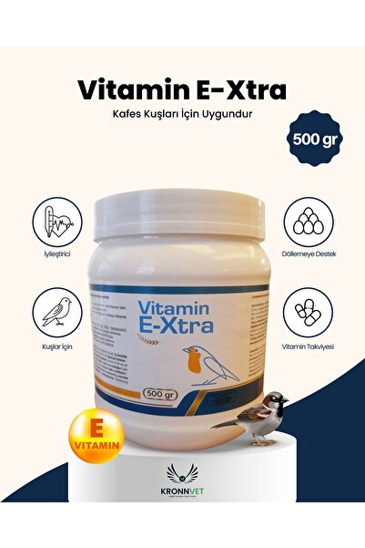 Royal İlaç Vitamin E-Xtra 500 gr Kuşlar için E vitamini içerikli ürün