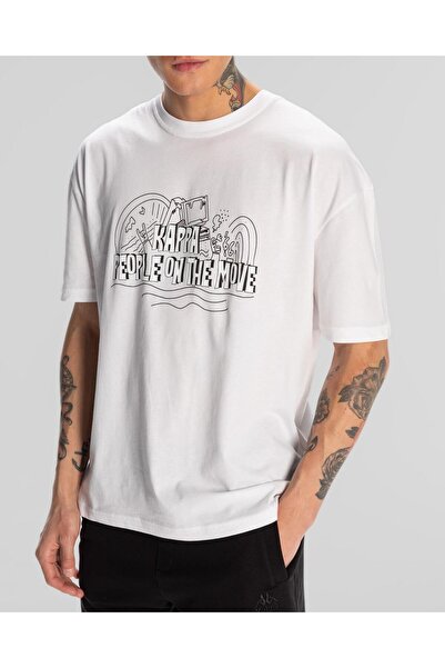Kappa 321W7Vw001 Logo Fred Men's Sports T-Shirt White