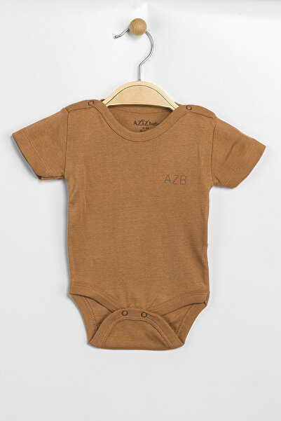 Aziz Bebe Baby Boy Girl 100% Cotton Bodysuit & Bodysuit with Snap Fasteners