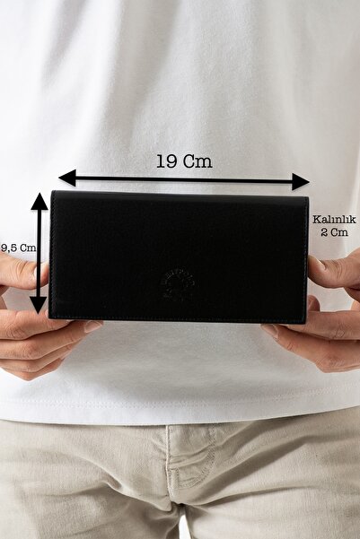 Westpolo Hakiki Eskitme Crazy Deri Unisex Uzun Cüzdan Ve Kartlık El Portföyü ...