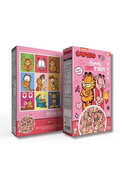 KANDİZ Garfield Crunchiz Loops N' Hoops 375g