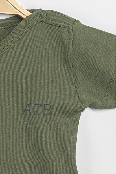 Aziz Bebe Baby Boy Girl 100% Cotton Bodysuit & Bodysuit with Snap Fasteners