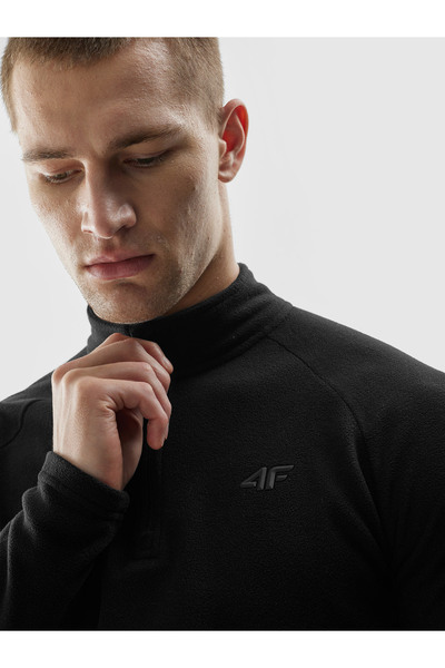 4F M034 FLEECE UNDERWEAR men's longsleeve thermoactive black