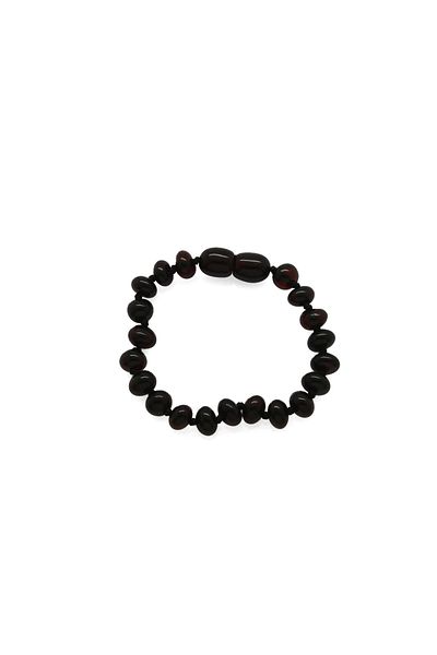 Tesbihane Cherry Color Natural Drop Amber Baby Bracelet