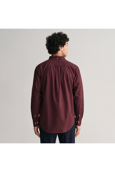 Gant Erkek Kırmızı Regular Fit Düğmeli Yaka Gömlek