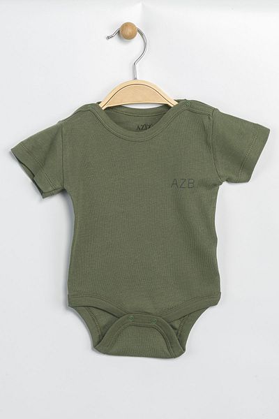 Aziz Bebe Baby Boy Girl 100% Cotton Bodysuit & Bodysuit with Snap Fasteners