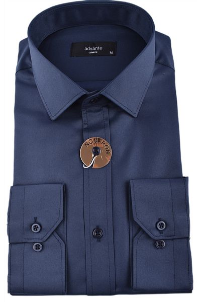 ADVANTE Microfiber Satin Slimfit Shirt White