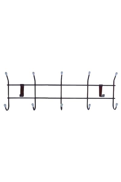flores Bathroom coat rack, with 5 hooks, 495 mm