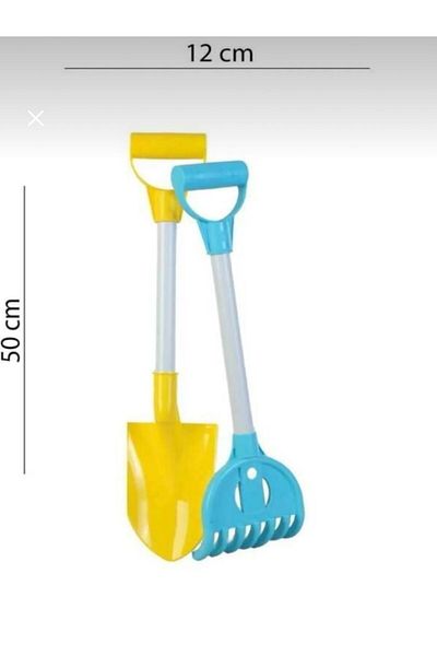 BYCEGU Red Color Beach Sand Activity with Picking and Digging Shovel Toy Hand Car from the Sea Materials