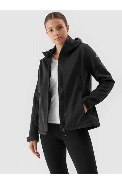 4F SOFTSHELL F178 women's jacket black