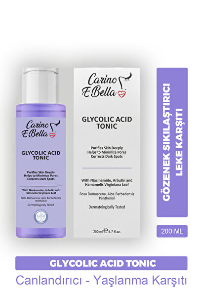 Carino E Bella Gözenek Karşıtı Tonik Seti Tüm Cilt Tipleri İçin 200ml x 2